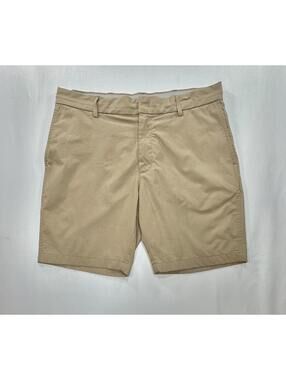 Ministry of Supply Flat Drawstring Chino Shorts Brown Men 32